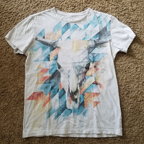 American Eagle Outfitters Other - American Eagle Longhorn Skull T-Shirt